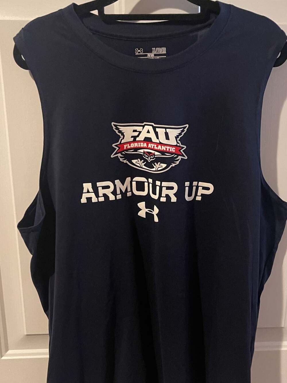 Under Armour FAU Florida Atlantic Armour Up Tank Top Size XL Navy